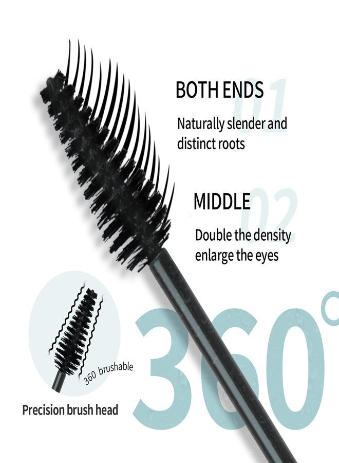 FYEBOO [2025 New] Thickening Fiber Lash Mascara Extension Voluminous, Long-Lasting Waterproof & Smudge-Proof, No Flaking/No Clumping, Black Mascara (2 Packs) - Image 2